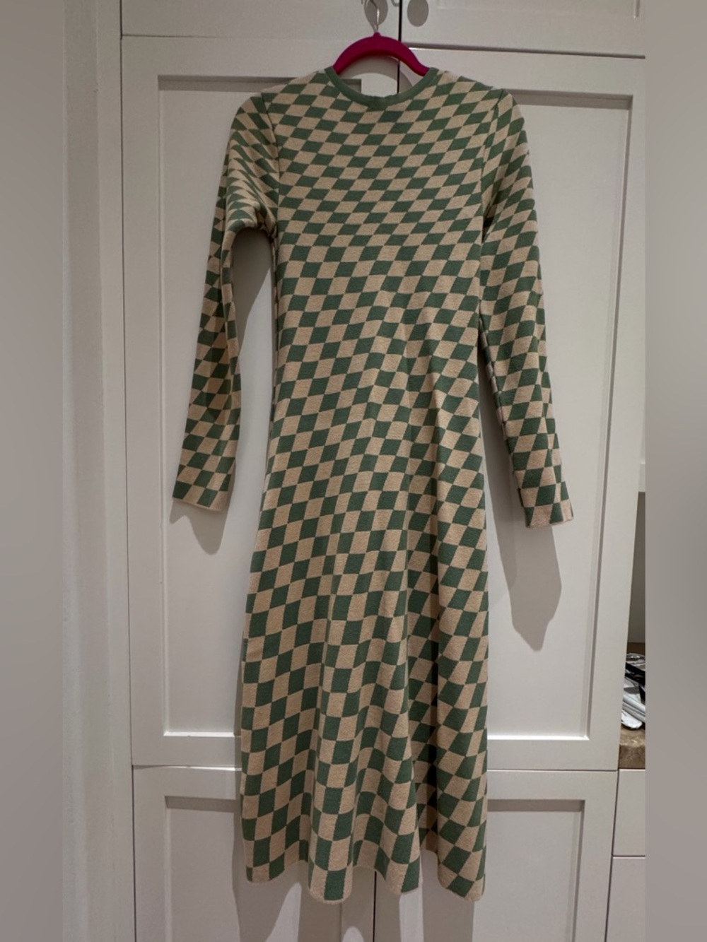 Knit Long-Sleeve Dress